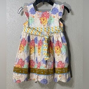 Matilda Jane Hello Lovely Field of Fireflies Dress - Size 4